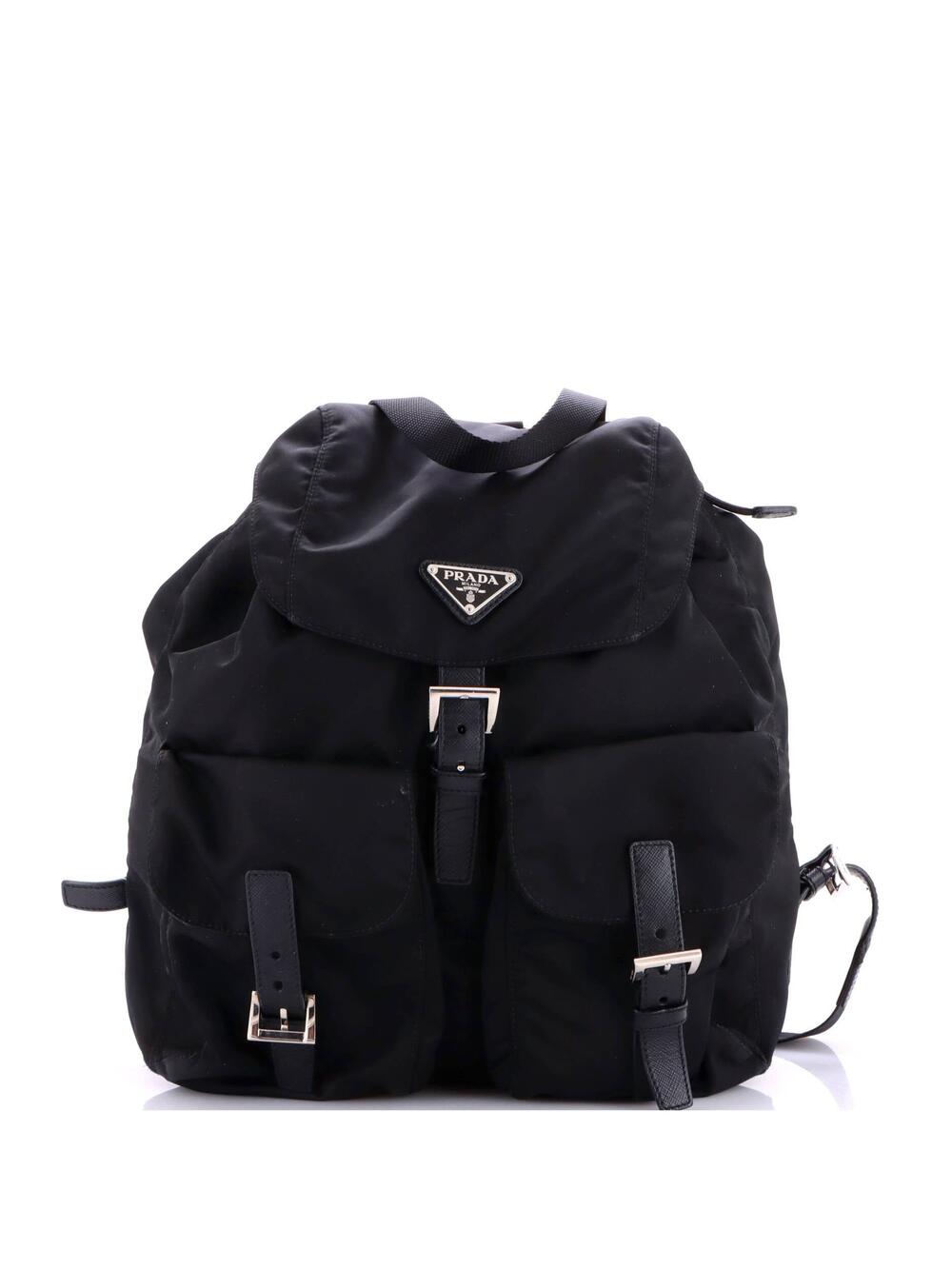 Prada Vela Double Front Pocket Backpack #377683P13B